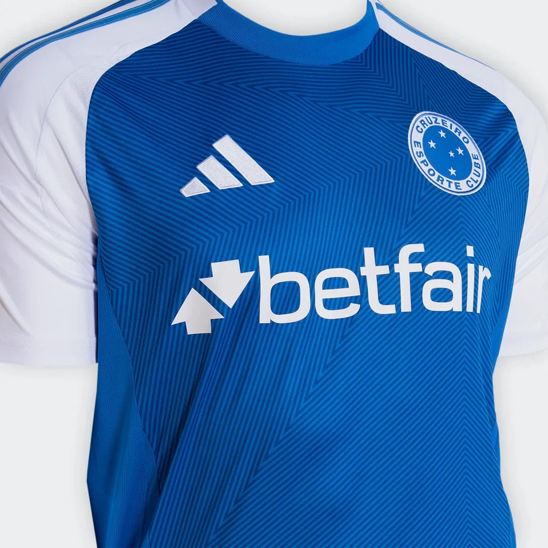 Camisa adidas Cruzeiro 2025/26 I - FABRÍCIO B. Nº 15