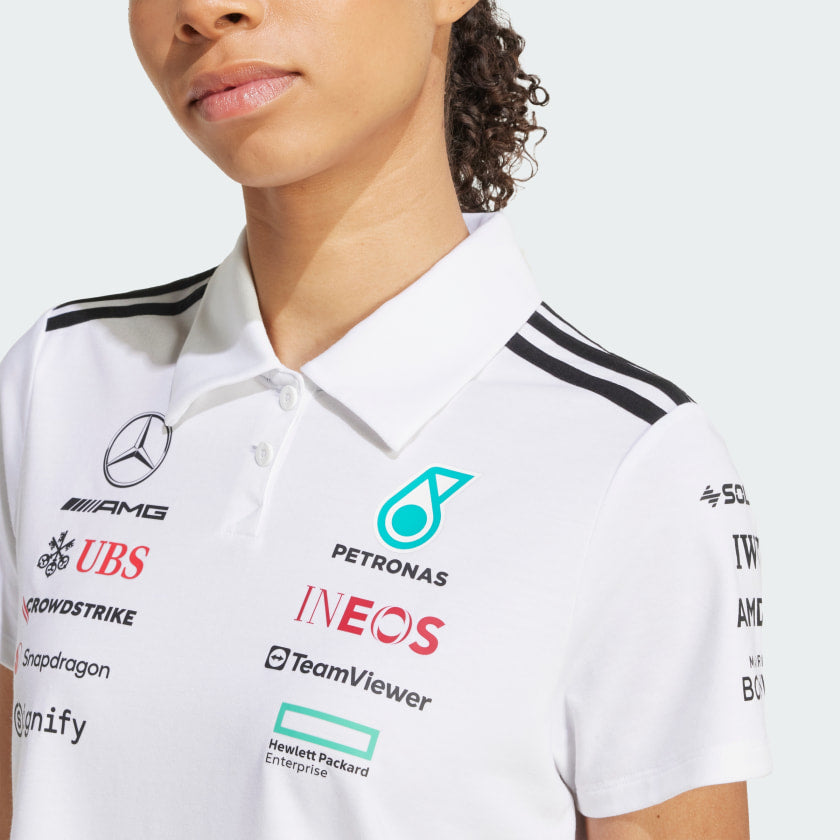 Camisa Polo Branca Mercedes - AMG Petronas Formula One Team